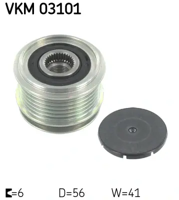 Муфта обгінна генератора (Вир-во) SKF VKM 03101 (фото 1)