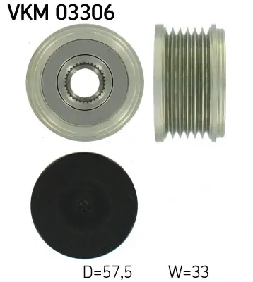 Муфта генератора SKF VKM 03306 (фото 1)