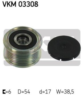 Шків генератора SKF VKM 03308