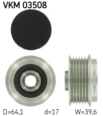 Муфта обгінна генератора (Вир-во) SKF VKM 03508 (фото 1)