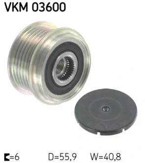 Муфта обгінна генератора SKF VKM 03600