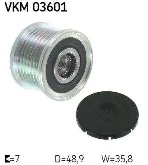 Муфта обгінна генератора SKF VKM 03601