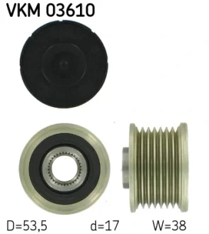 Шків генератора SKF VKM 03610