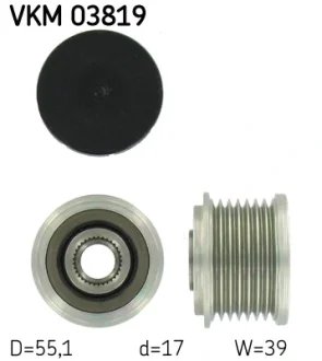 Муфта обгінна генератора (Вир-во) SKF VKM 03819