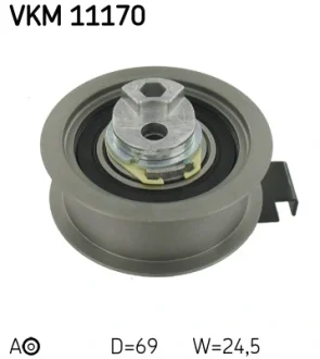 Фото 1 - ролик ременя грм натяжний AUDI A4/A6 "1,8-2,0 "95-05 SKF VKM11170 Ролик ременя грм натяжний AUDI A4/A6 "1,8-2,0 "95-05 SKF VKM11170 (фото 1)