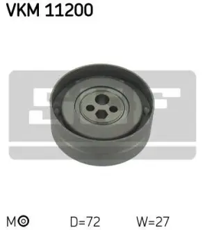 Ролик ременя грм натяжний AUDI 100/80/A6/A8 "2,6/2,8L "90-00 SKF VKM11200