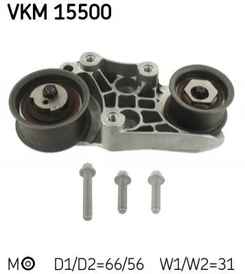 Роликовий модуль натягувача ременя SKF VKM15500 (фото 1)