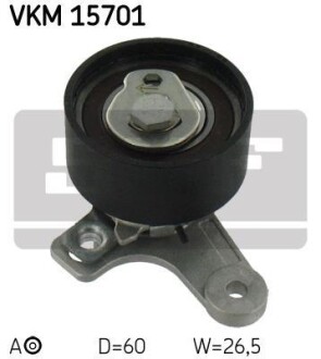 Ролик ременя грм натяжний CHEVROLET/OPEL Captiva/Cruze/Epica/Antara \'\'2,0D \'\'06>> SKF VKM15701