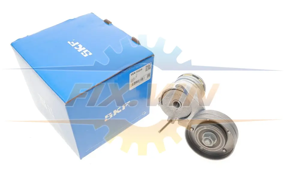 Натягувач ременя SEAT/SKODA/VW Leon/Toledo/Octavia/Bora/Golf "1,4/1,6L "96-10 SKF VKM31016 (фото 1)