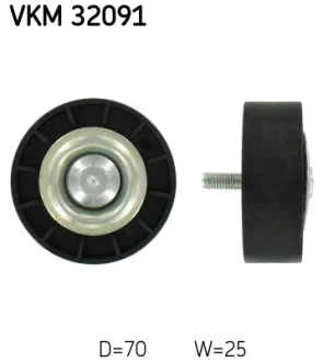 Ролик модуля натягувача ременя SKF VKM 32091