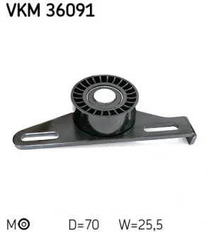 Ролик модуля натягувача ременя SKF VKM 36091