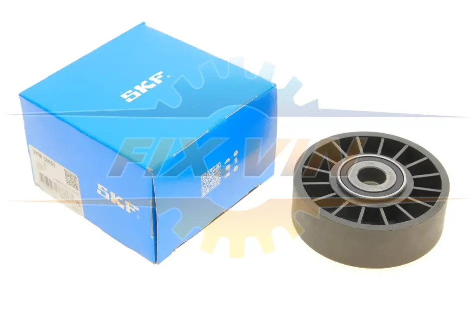 Ролик натяжний MERCEDES/VW 190(W201)/C(W202)/E(124/210)/G(463)/S(W140)/Vito/LT 28-35 "1,9/3,5L "82>> SKF VKM38001 (фото 1)