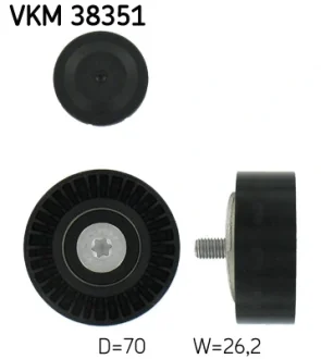 Ролик модуля натягувача ременя SKF VKM38351