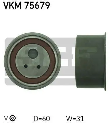A_Ролик ременя грм натяжний MITSUBISHI Lancer "2,0L "95>> SKF VKM75679 (фото 1)