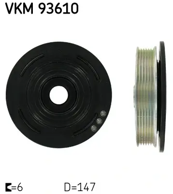 Ременный шкив SKF VKM93610 (фото 1)