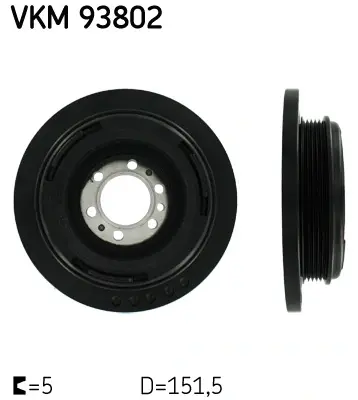 Ременный шкив SKF VKM93802 (фото 1)