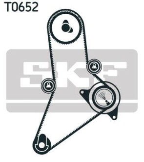 Роликовий модуль натягувача ременя (ролик, ремінь) SKF VKMA 02384