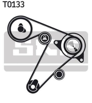 Комплект ременя ГРМ SKF VKMA 06501