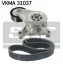 Комплект доріжкового ремня (ролик, ремінь) SKF VKMA 31037 (фото 1)