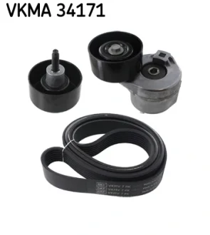 Роликовий модуль натягувача ременя (ролик, ремінь) SKF VKMA 34171