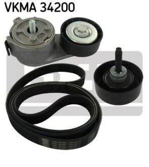 Комплект доріжкового ремня SKF VKMA 34200