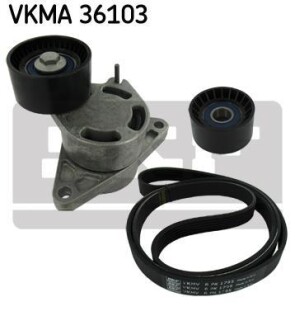 Роликовий модуль натягувача ременя (ролик, ремінь) SKF VKMA 36103