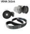 SKF RENAULT Комплект ГРМ ремінь + натяжний ролик+ролик NISSAN QASHQAI I, X-TRAIL RENAULT ESPACE V, FLUENCE, GRAND SCENIC III, GRAND SCENIC IV, KADJAR, MEGANE CC, MEGANE III, SCENIC III 1.6/1.6D 04.11- VKMA36144