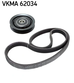 Роликовий модуль натягувача ременя (ролик, ремінь) SKF VKMA 62034