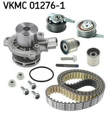 Комплект ГРМ (ремінь + ролик + помпа) SKF VKMC012761 (фото 1)
