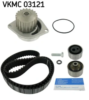 Комплект ГРМ (ремінь + ролик + помпа) SKF VKMC03121