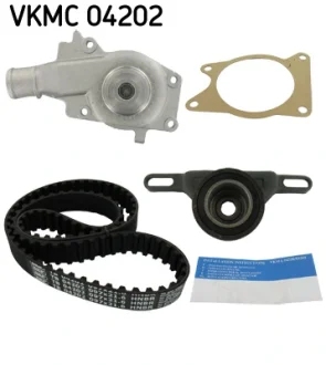 Комплект ГРМ (ремінь + ролик + помпа) SKF VKMC04202