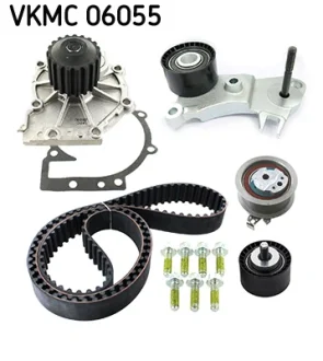 Комплект ГРМ (ремінь + ролик + помпа) SKF VKMC06055
