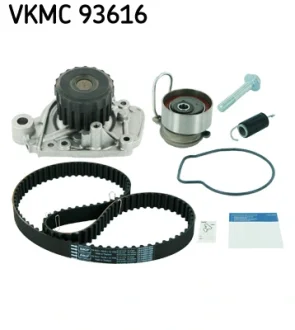 Комплект ГРМ (ремінь + ролик + помпа) SKF VKMC93616