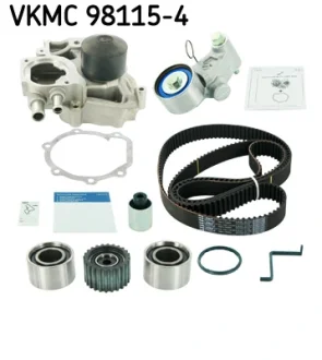 Фото 1 - комплект ГРМ (ремінь + ролик + помпа) SKF VKMC981154 Комплект ГРМ (ремінь + ролик + помпа) SKF VKMC981154 (фото 1)
