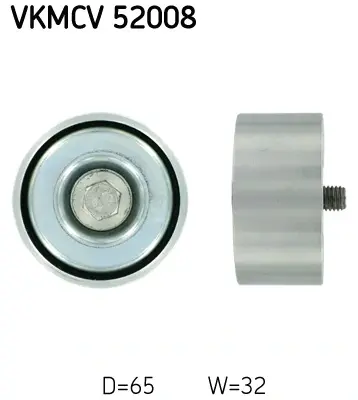 Натяжний ролик поліклинового ременя SKF VKMCV 52008 (фото 1)