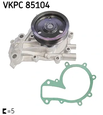 Насос охолоджувальної рідини OPEL 20CDTI INSIGNIA/ANTARA SKF VKPC85104 (фото 1)