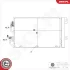 Радиатор кондиционера OPEL Astra H Zafira, 1850096 SKV GERMANY 86SKV003 (фото 1)