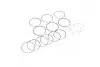 Кольца поршневые компл. на 3 поршня DAEWOO 68,50 1,2 x 1,5 x 2,8 mm (пр-во SM) SM MVI 791401-00-3 (фото 3)