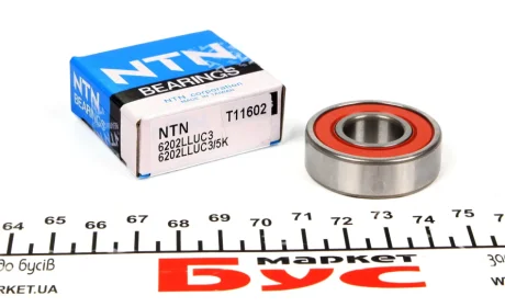 Підшипник (кульковий) NTN SNR NTN 6202LLUC3/5K