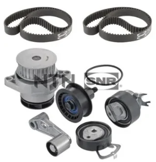 Комплект ГРМ + помпа Audi A2/Seat Leon/VW Golf IV/Polo 1.6 98-06 SNR NTN KDP457.261