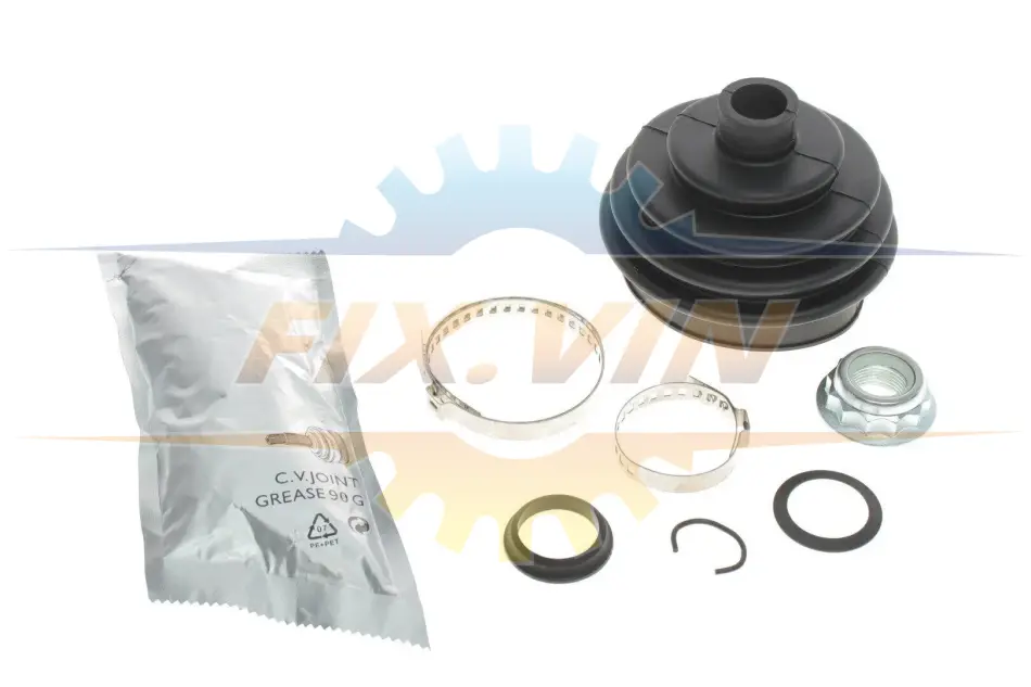 Пильник ШРКШ (зовнішній) Audi A3/TT/Seat Leon/Toledo/Skoda Octavia/VW Golf 96-10 (19x76.5) (к-кт) SNR NTN OBK54.006 (фото 1)