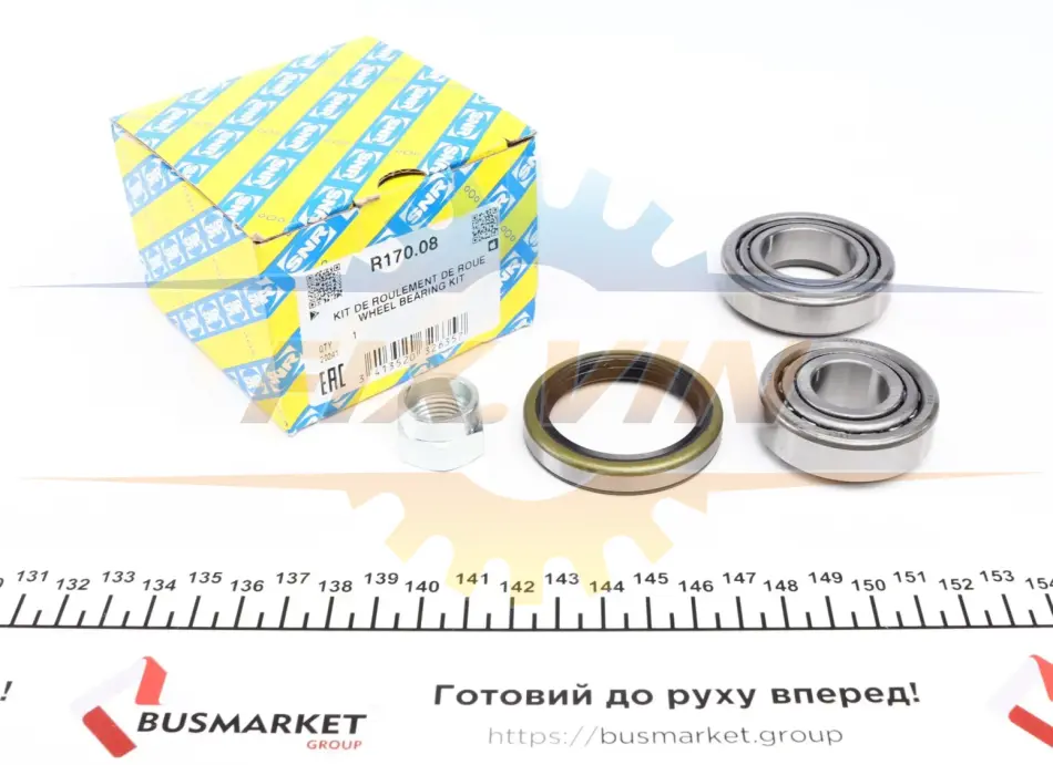 Комплект підшипників роликових конічних SNR NTN R170.08 (фото 1)