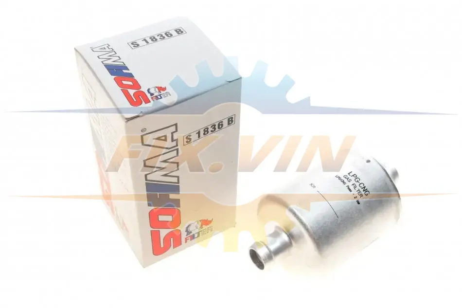 Фільтр паливний Skoda Fabia/Roomster/ VW Golf 1.2-1.6 i 04-14/Opel Corsa 1.2 LPG 09- (OE line) SOFIMA S 1836 B (фото 1)