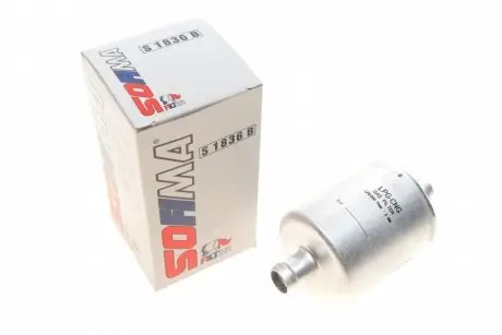 Фільтр паливний Skoda Fabia/Roomster/ VW Golf 1.2-1.6 i 04-14/Opel Corsa 1.2 LPG 09- (OE line) SOFIMA S 1836 B