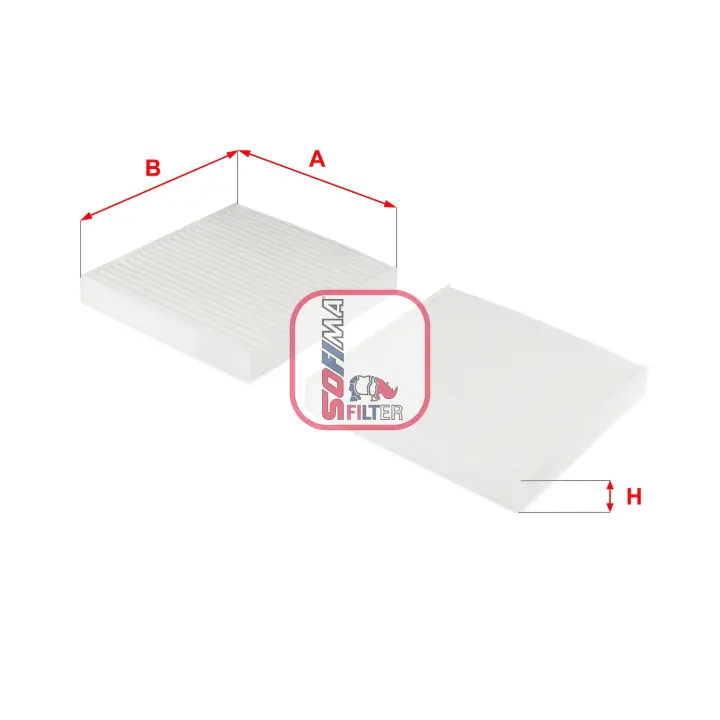 Фільтр салону BMW X3 (F25) 10-/X4 (F26) 14-18 (к-кт 2 шт) SOFIMA S 3251 C (фото 1)