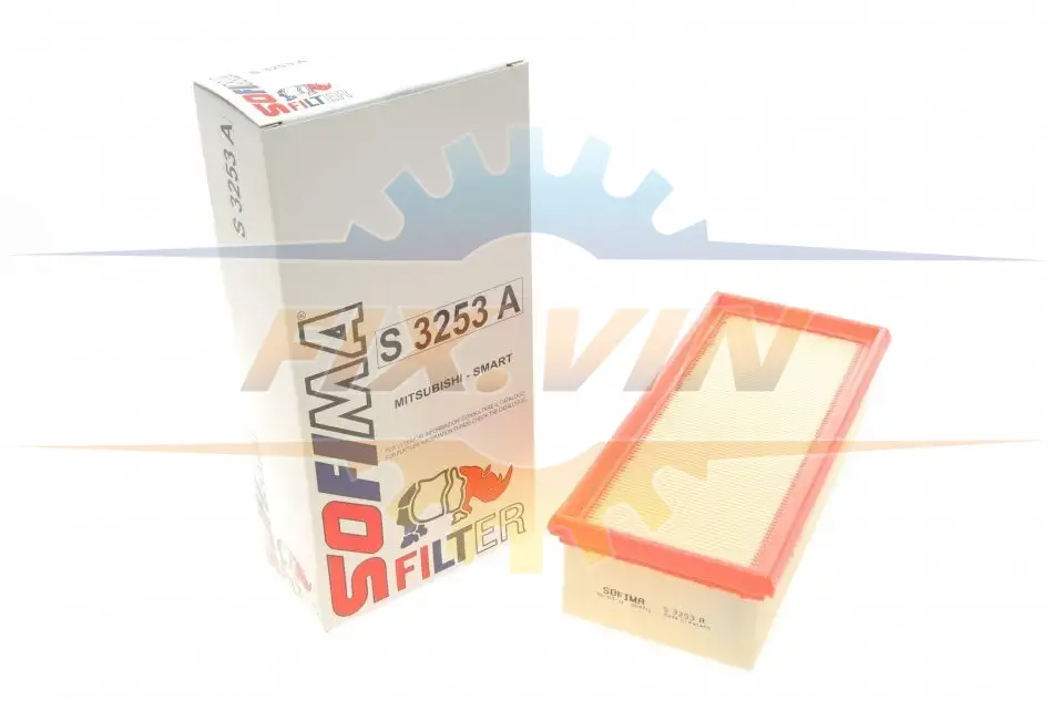 Фільтр повітряний MITSUBISHI "1,2-1,5 "04-06 SOFIMA S 3253 A (фото 1)