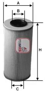 Фільтр оливний SOFIMA S 3380 PO
