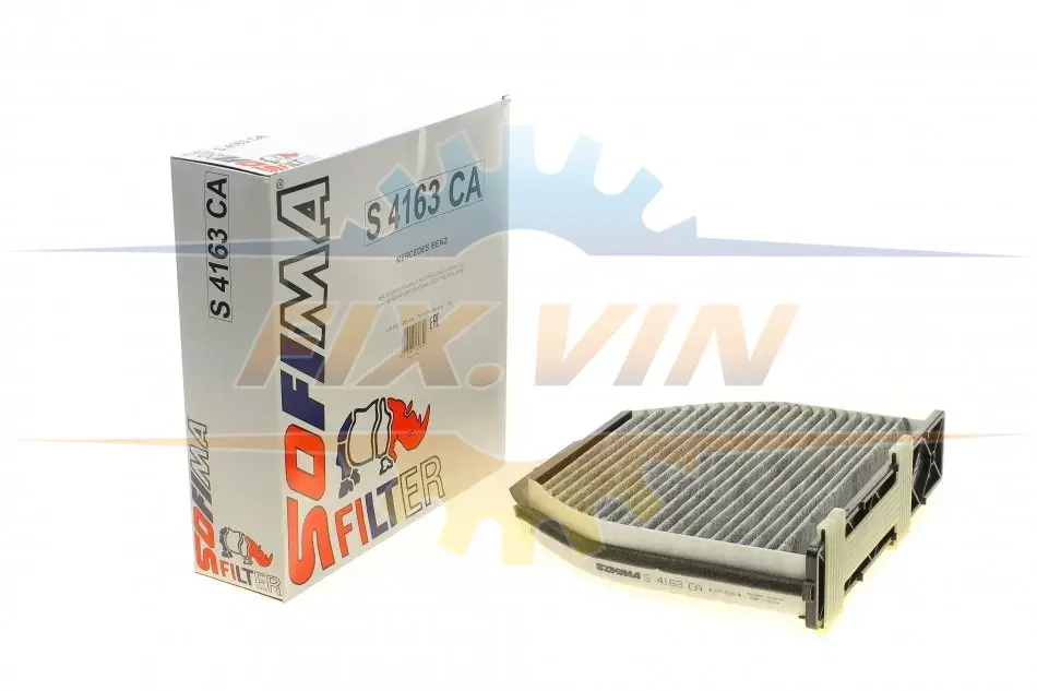 Фільтр салону VW/SEAT/SKODA "1,4-1,9 "01-09 SOFIMA S4163CA (фото 1)