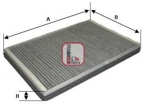 Фiльтр салону вугiльний SOFIMA S 4169 CA