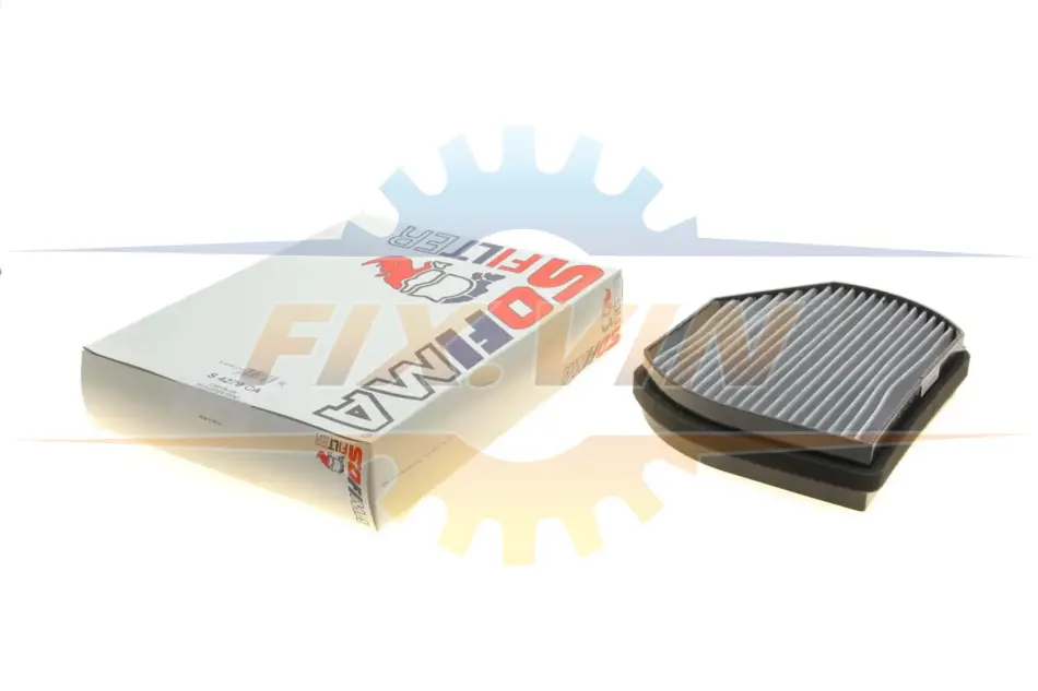 Фільтр салону MB E-class (W210)/C-class (W202) 95-02 (вугільний) SOFIMA S 4270 CA (фото 1)